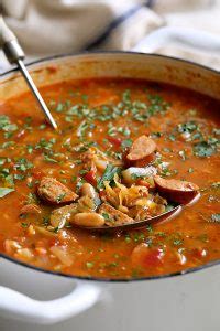 Season with salt and pepper. Farmhouse Cabbage Soup with Cannellini Beans and Kielbasa