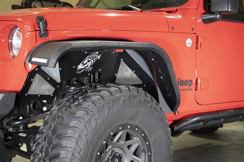 Fishbone Offroad Aluminum Inner Fenders For 18 21 Jeep Wrangler Jl