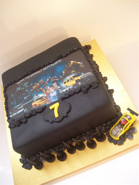 Edible Image Transformers Cake 225 10 Inch Temptation Cakes