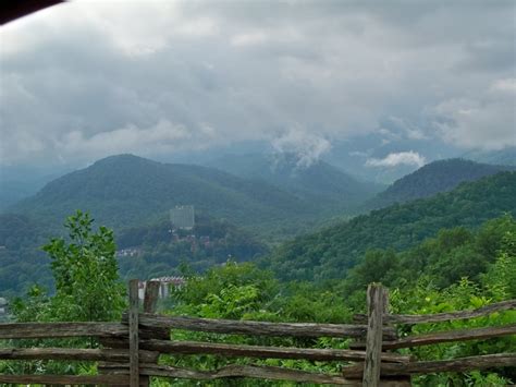 East Tennessee Mountains Overlooking Gatlinburg Smokey Mountains