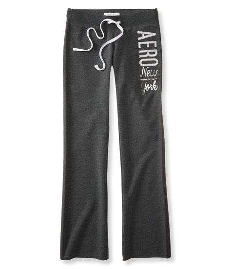 Aéropostale Aero New York Fit And Flare Sweatpants In Gray Lyst