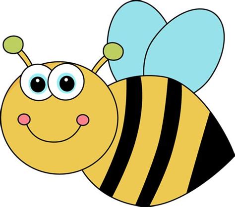 Cute Cartoon Bee Clip Art Insects Pinterest Clipart Best