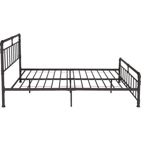 Noble House Whately Industrial 635 Queen Size Iron Bed Frame