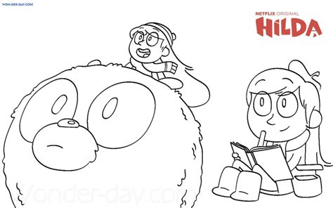 Hilda Coloring Pages Printable Coloring Pages Wonder