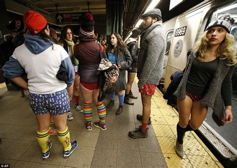 A Brief Encounter Like No Other New Yorks No Pants Subway Ride No