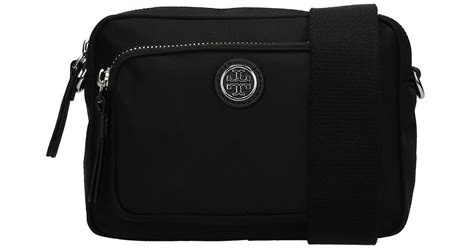 Tory Burch Synthetic Virginia Mini Shoulder Bag In Black Nylon Lyst