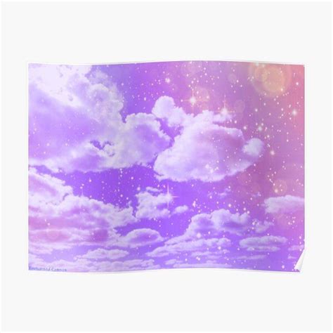 Pink Clouds Poster By Arealprincess Pink Clouds Clouds Poster