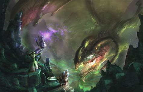 Guild Wars 2 Dragon Dragons Monster Creature Fantasy Wallpaper