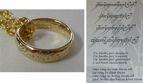 Lotr The One Ring Inscription And Translation I Want To Get It