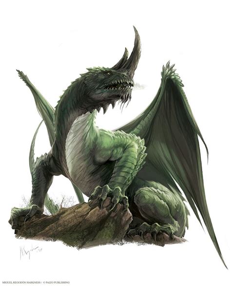 Artstation Pathfinder 2nd Edition Bestiary Chromatic Ancient Dragons