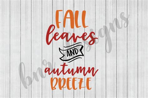 Free Fall SVG, Autumn SVG, SVG Files, DXF File Crafter File - Free SVG