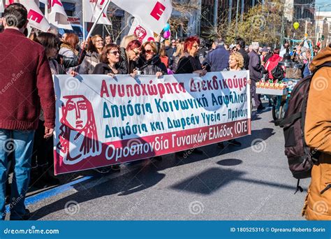 Public Sector Workers Of Transportation In Athens On Strike Editorial