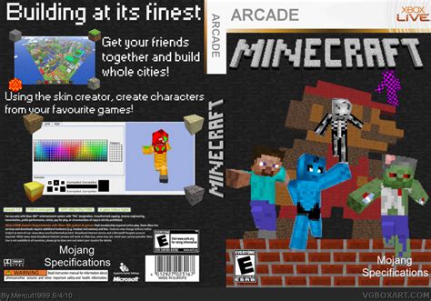 Minecraft Xbox 360 Box Art Cover By Mercut1999