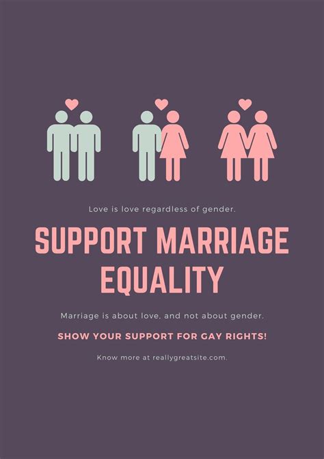free custom printable gay rights poster templates canva