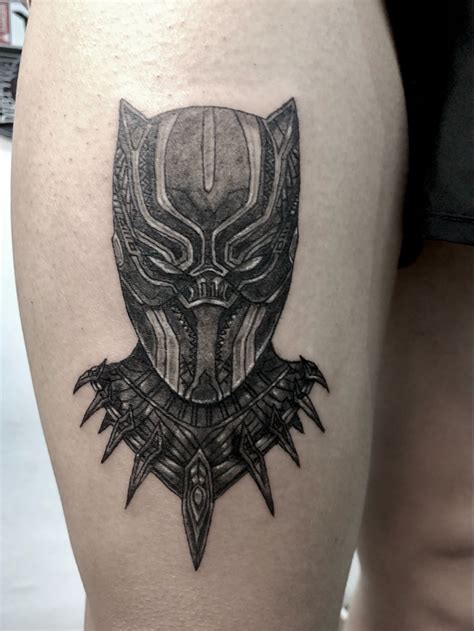 Black Panther Tattoo Jon Koon At Artistic Studio