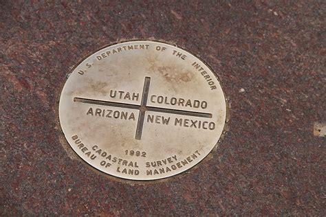 The 4 Corners States Colorado New Mexico Utah And