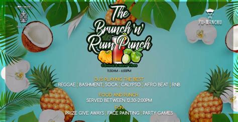 The Brunch N Rum Punch Party Clapham London Brunch Reviews