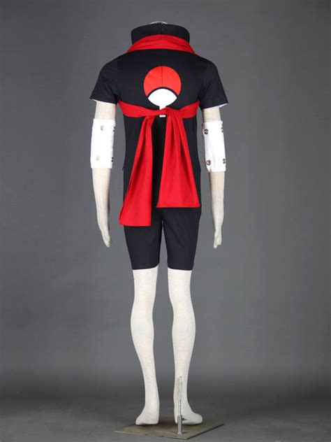 Naruto Uchiha Sasuke Black Cosplay Costume