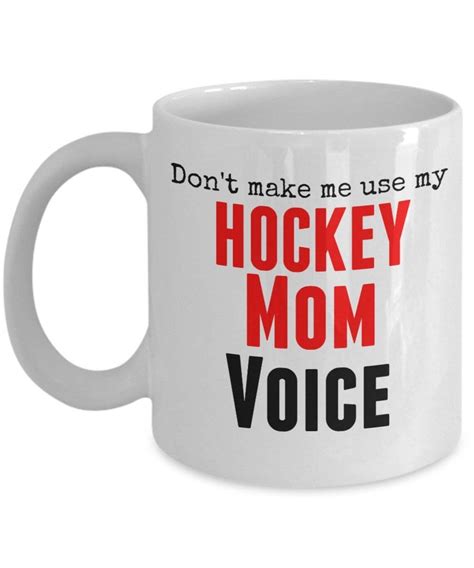 hockey mug hockey mom mug hockey ts birthday t etsy