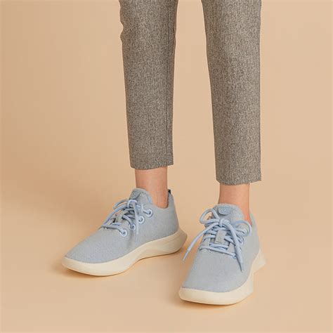 Womens Wool Casual Shoes Sky Blue