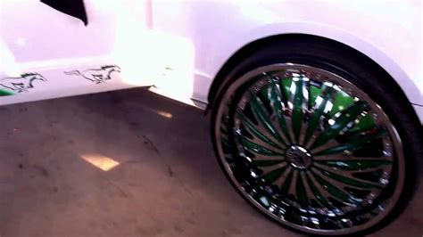 Ford Mustang On 28s Davin Emotion Spinners Youtube