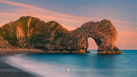 The Girl At Durdle Door Dorset England Sunset And One Flickr
