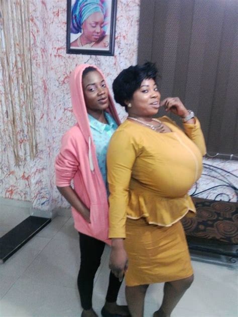 See New Photos Of The Gigantic Chested Lady That Caused Commotion At