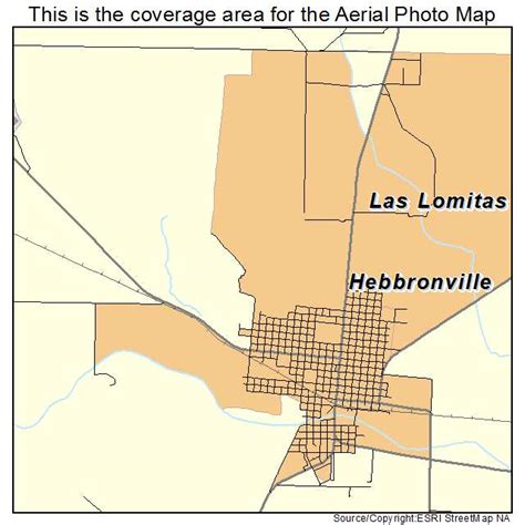 Aerial Photography Map Of Hebbronville Tx Texas