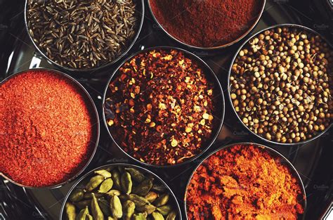 Indian Spices Featuring Spices Indian And Set Food Images ~ Creative Market