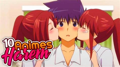 10 Animes Harem Top 10 Youtube