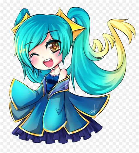 Sona Lol~ By Kawailemon League Of Legends Free Transparent Png