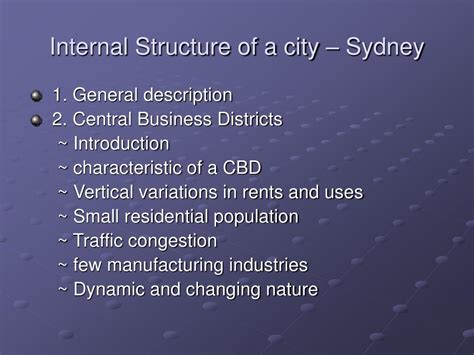 Ppt Ch8 Models Of Urban Structure And The Internal Structure Of