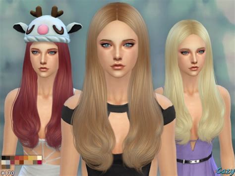 The Sims Resource Jodie Hairstyle By Cazy Sims 4 Hairs