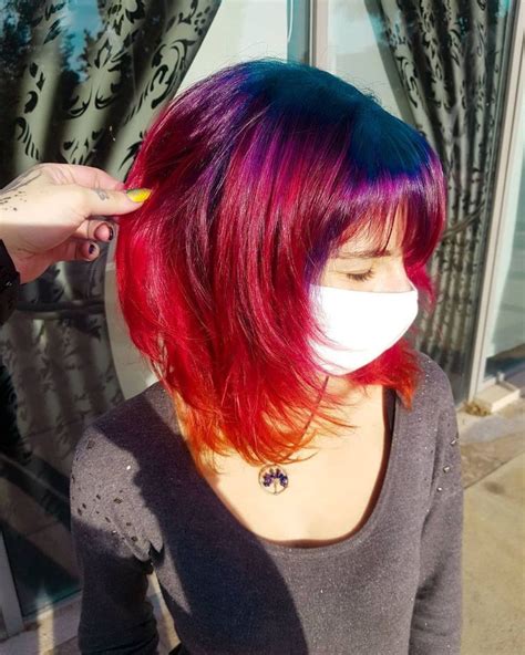 arctic fox hair color on instagram “ afpro scaripink hairstyle used the af rainbow for this