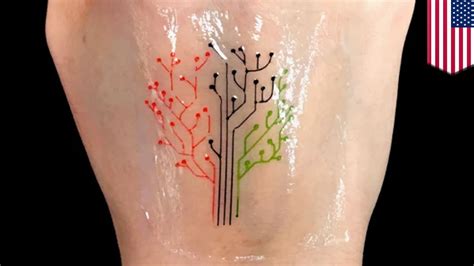 Living Tattoo Mit Engineers Create Living Tattoo Using Ink Made From