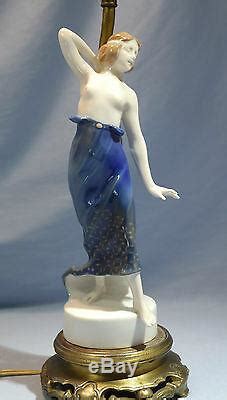 Rosenthal Art Deco Porcelain Painted Figure Of Semi Naked Ionic Dancer