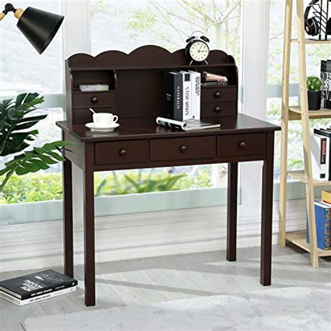 Adorneve White Desk With Drawershome Office Deskstudents Desk Work