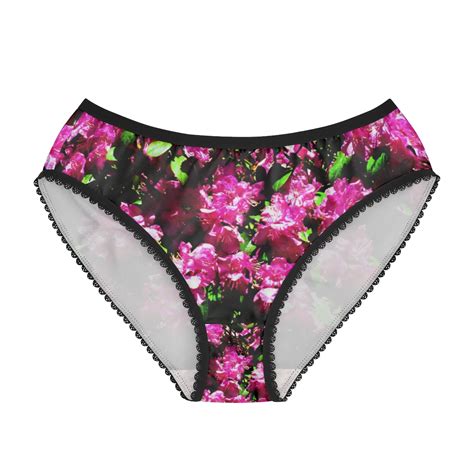 flower print pink panties women s fashion apparel flower print t