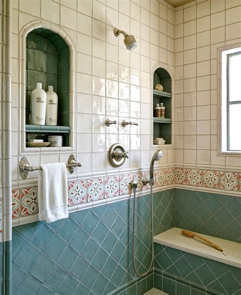 Vertically laid tiles instantly modernize a bathroom. Bravura Tile Designs for Bathrooms | Traditional Home