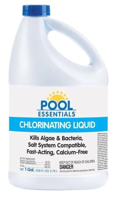 Chlorinating Liquid 1 Gal Osterhus Outdoors Warehouse