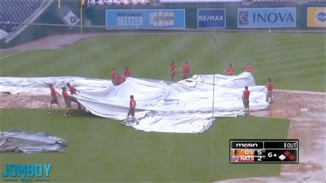 Nationals Grounds Crew Can T Get The Tarp On The Field A Breakdown