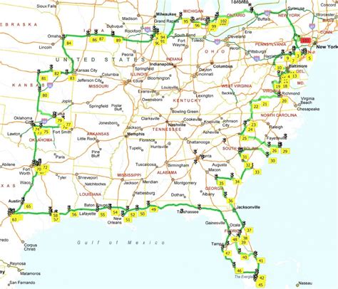 Driving Map Of East Coast 26 Some Of The Benefits To Map Of East