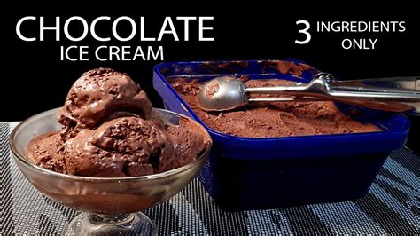 Homemade Chocolate Ice Cream Youtube