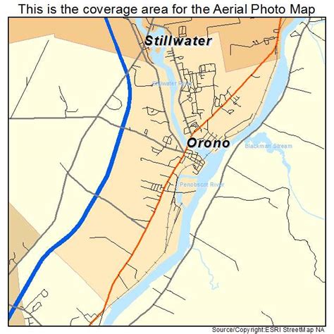 Aerial Photography Map Of Orono Me Maine