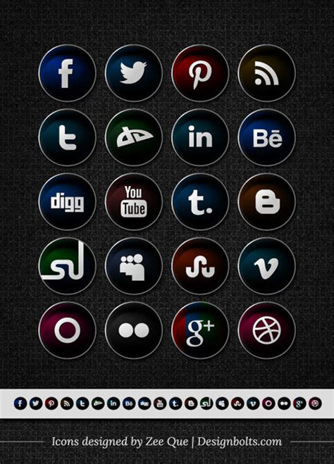 Social Media Icon Pack Png Free Download Social Media Icons 29 Free
