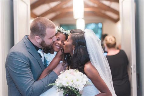 Beautiful Interracial Couple Celebrate Their New Marriage With Their Daughter Love Wmbw Bwwm