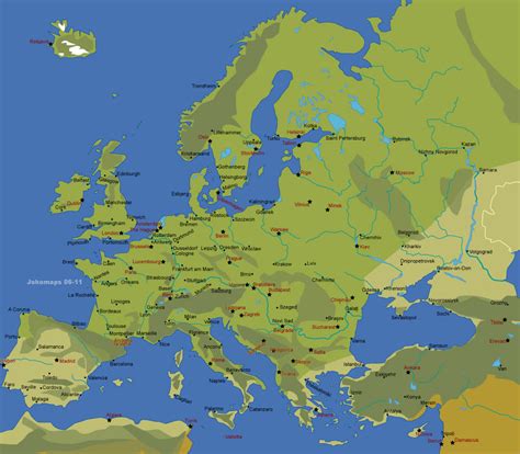 Maps Map Of Europes Cities