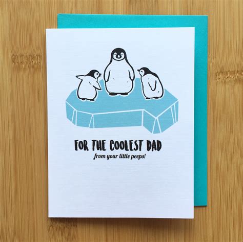 Check spelling or type a new query. Penguin Father's Day Card - Cute Penguin Card, Penguin Gift, Gift for Dad, Fathers Day Gift ...