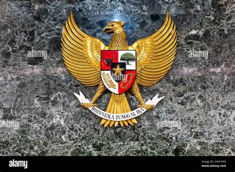 Garuda Pancasila El Emblema Nacional De Indonesia El Símbolo Nacional