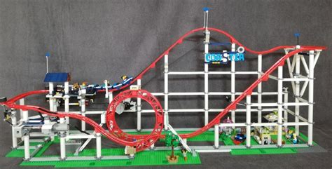 Lego Moc Roller Coaster 10261 With Looping One Set By Nw Ds